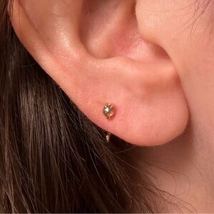 Laurie Fleming 14k Silver Mist Nectar Earring